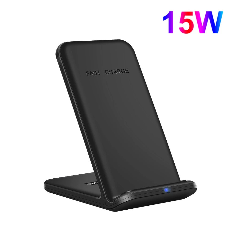 Wireless Charger Stand- Induction Fast Charging Station And Phone Holder!