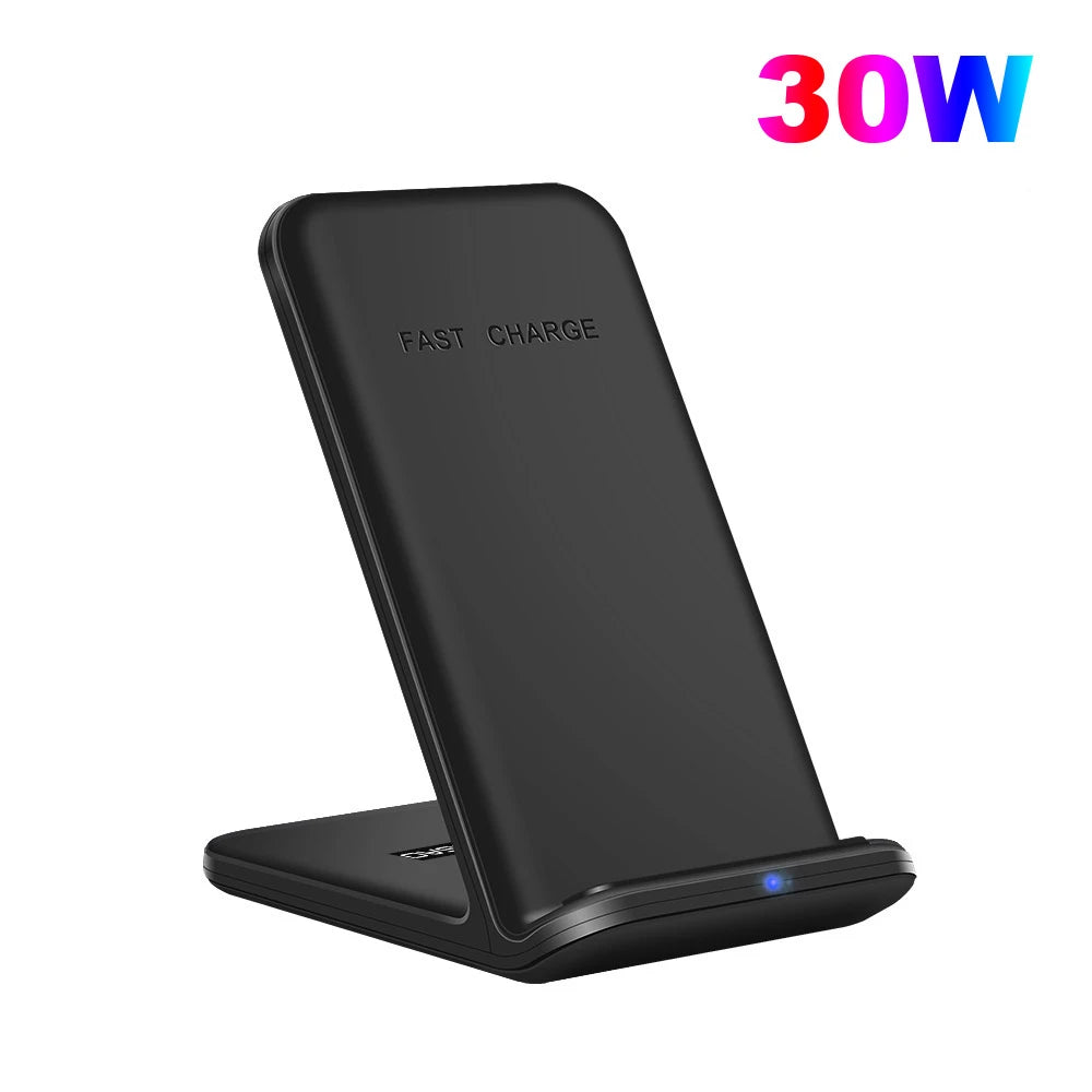 Wireless Charger Stand- Induction Fast Charging Station And Phone Holder!